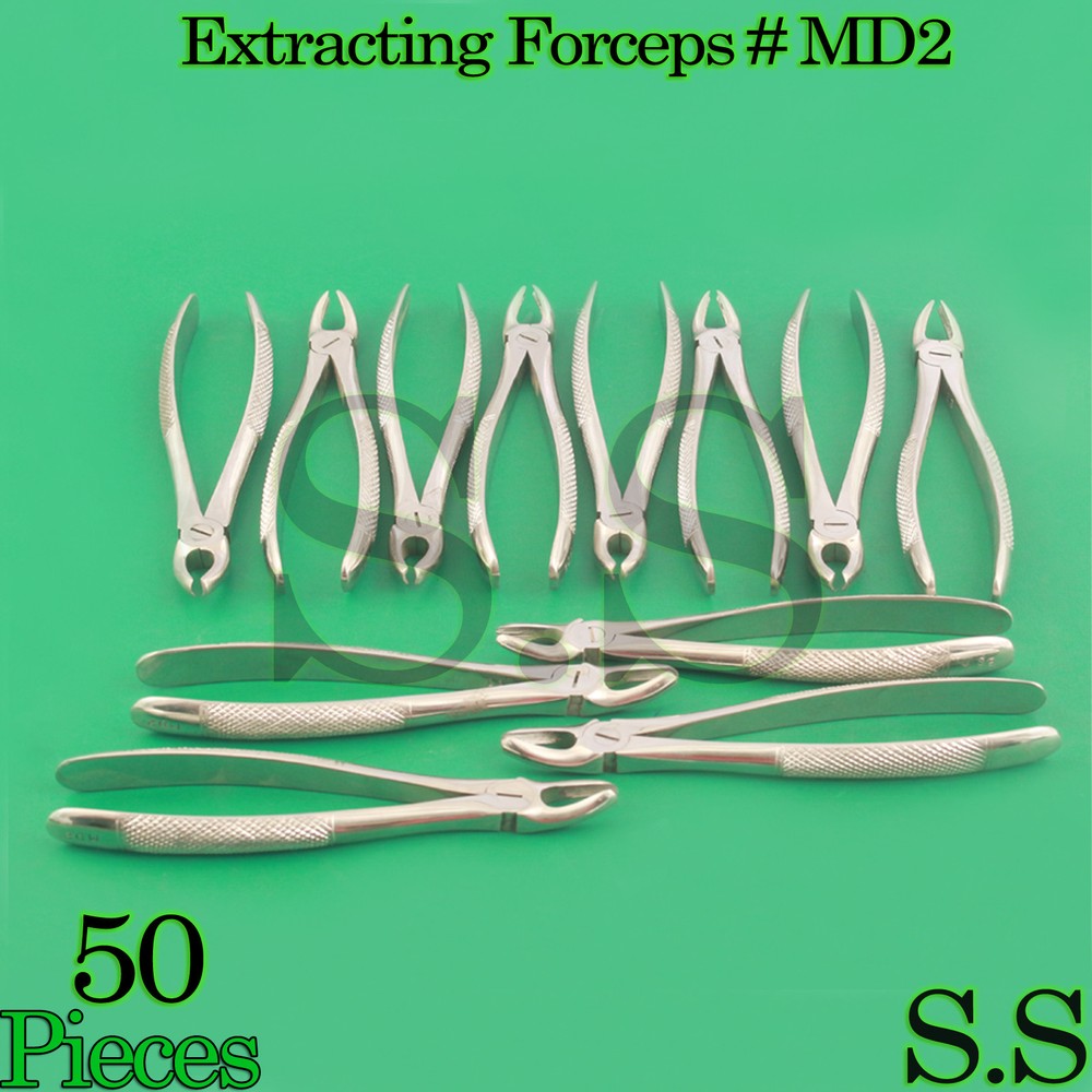 50 Extracting Forceps # MD2 Surgical Dental Instruments