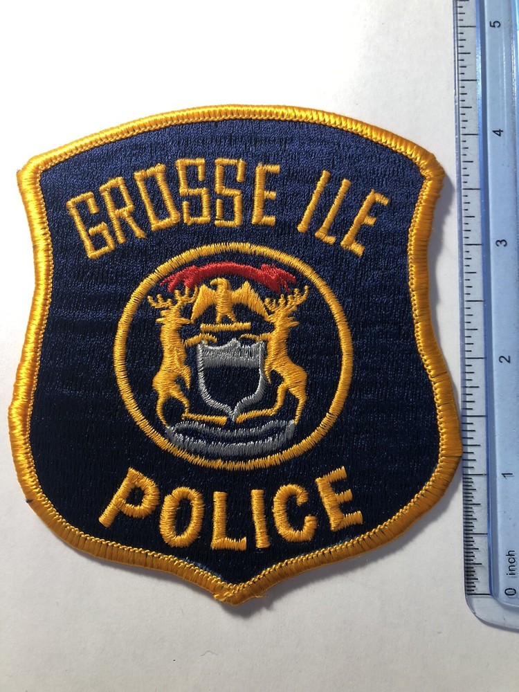 Grosse Ile Michigan Police Patch