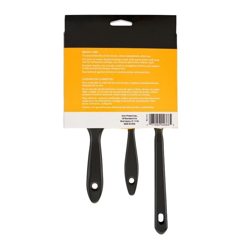 GOOD 3-Piece Polyester Brush Set