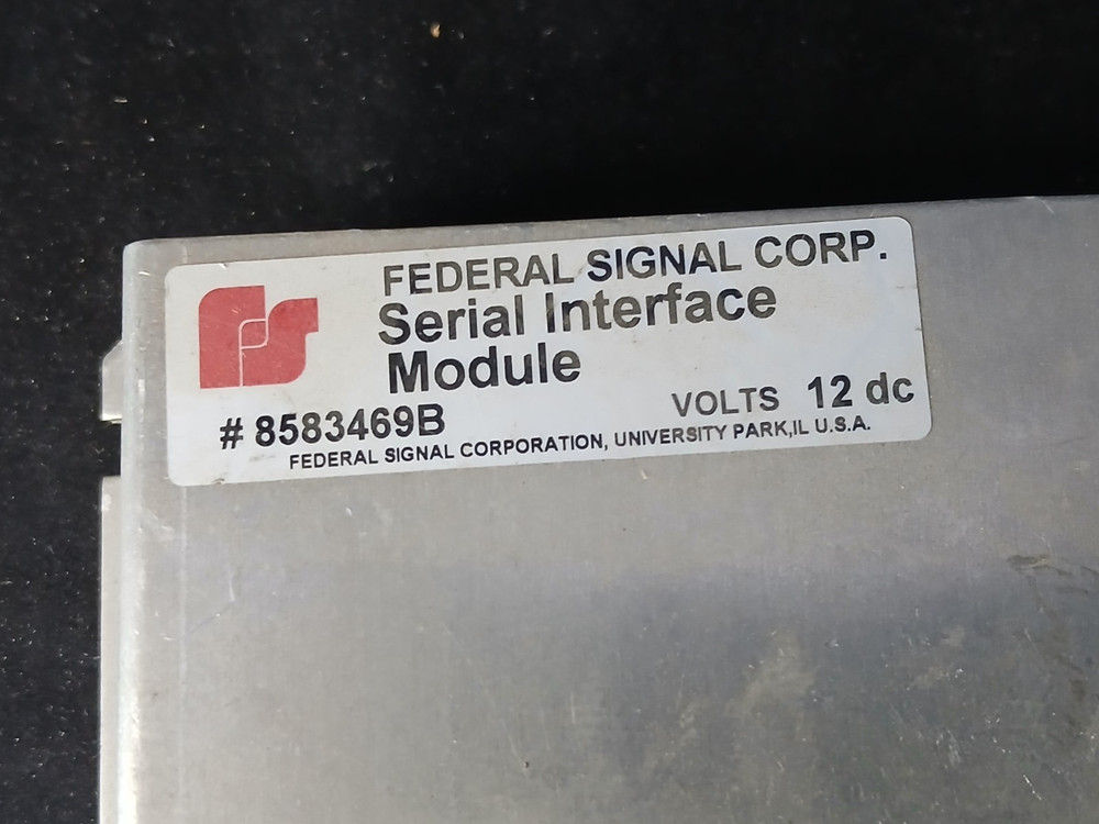Federal Signal Serial Interface Module # 8583446B - BSX1