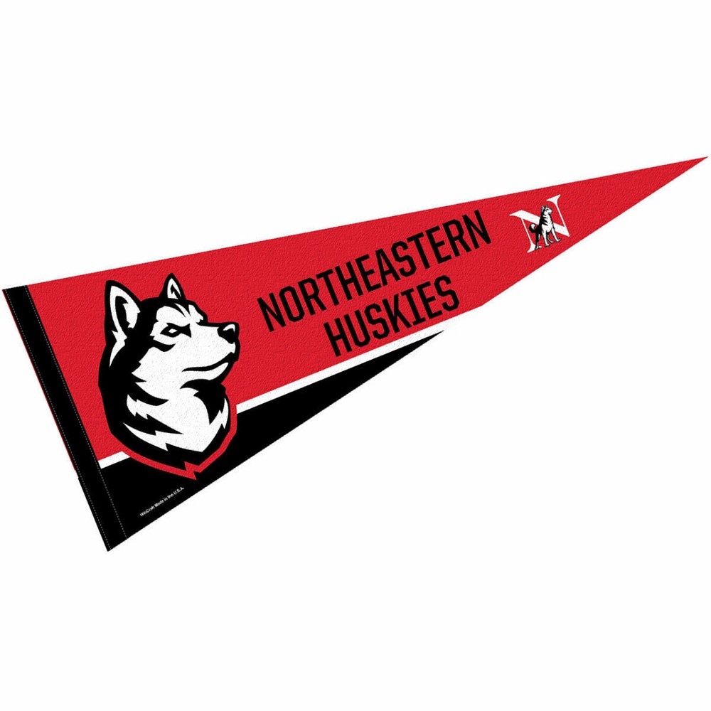 Northeastern University 12x30 Felt Pennant