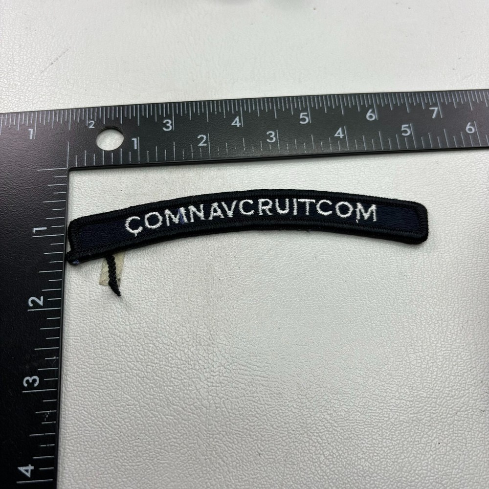 US Navy (Recruiting Command ?) COMNAVCRUITCOM Tab Patch (Rocker, UIM) 39TT