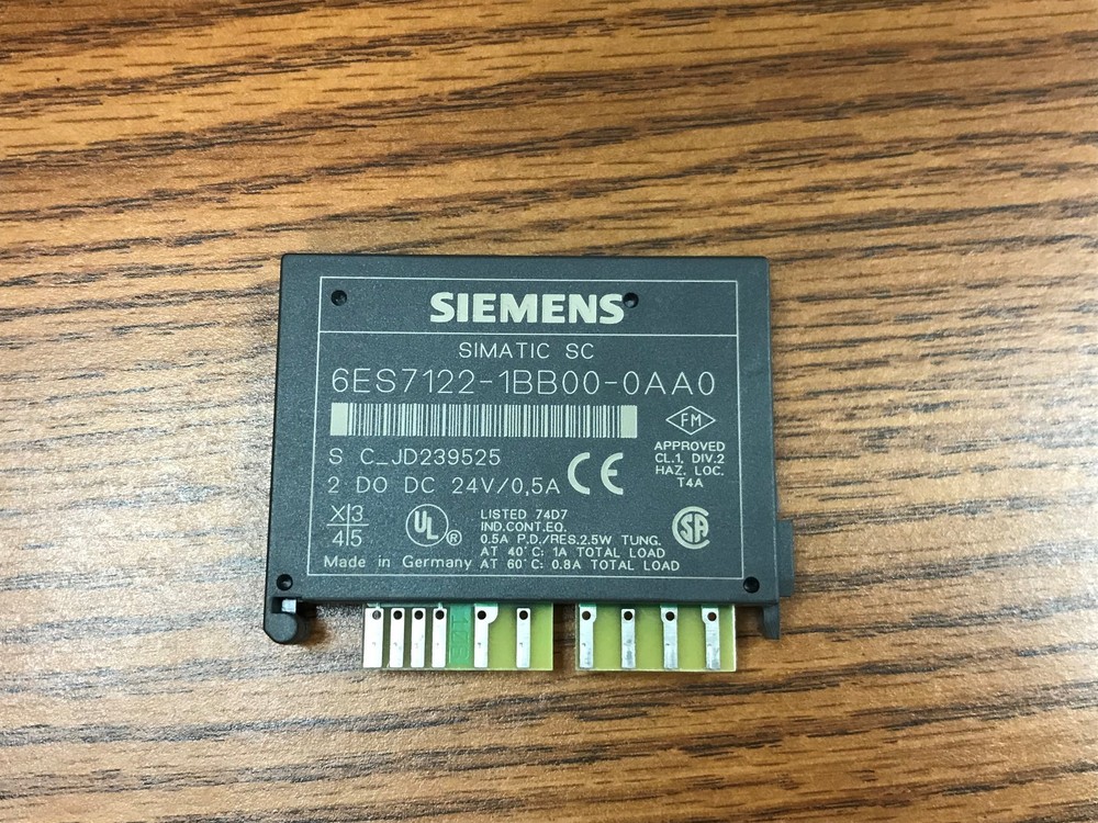 Siemens 6ES71221BB000AA0 SIMATIC SC ELECTRONIC SUBMODULE