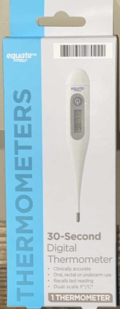 Equate 30-Second Digital 🌡Thermometer 🌡 US 🇺🇸Seller Ships Fast!!🇺🇸