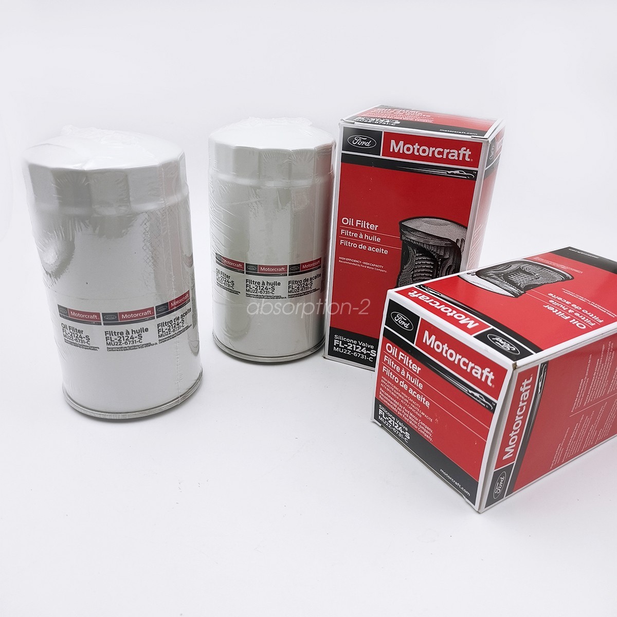 NEW Case of 12 OEM Ford Motorcraft Engine Oil Filters FL2051S BC3Z-6731B FL2124S