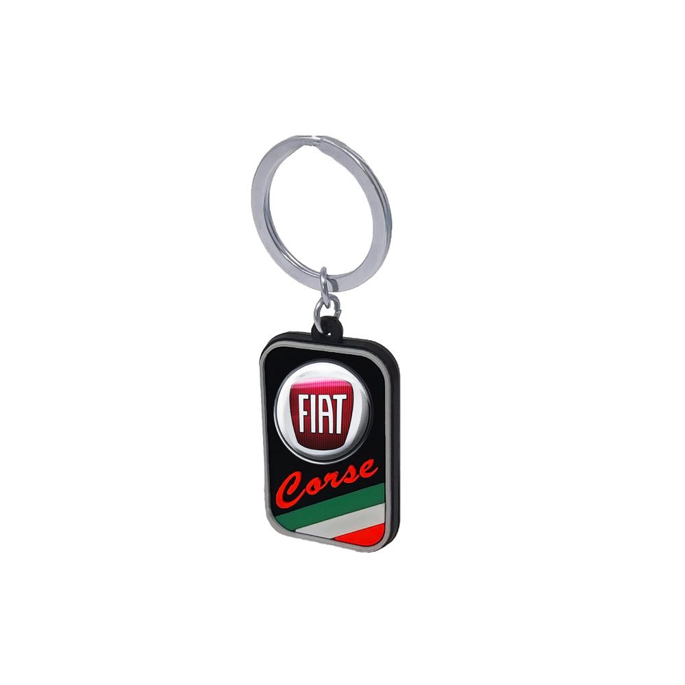 Fiat Rosso key ring, 4.2 x 2.6 cm