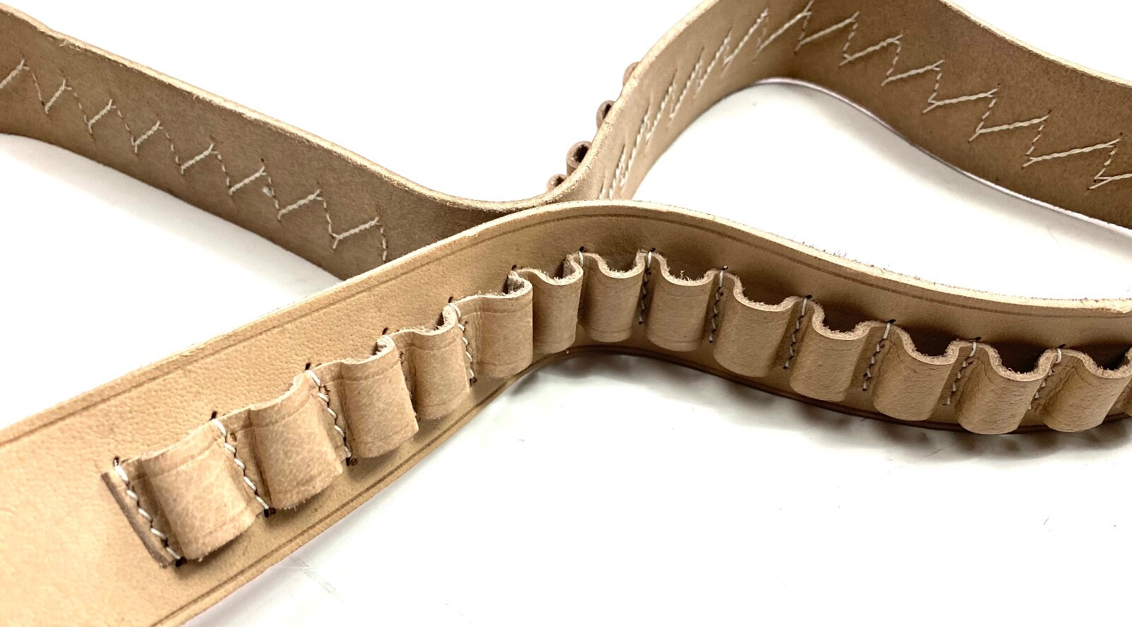 INDIAN WAR US UNION M1881 .45-70 RIFLE AMMO LEATHER BANDOLEER