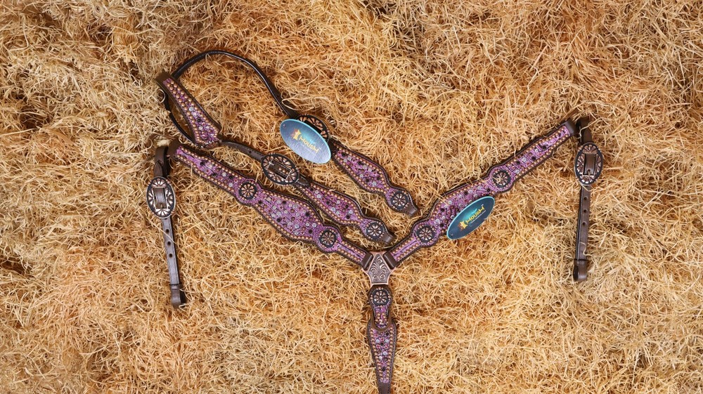Headstall & Breast Collar Tack Set for Horse