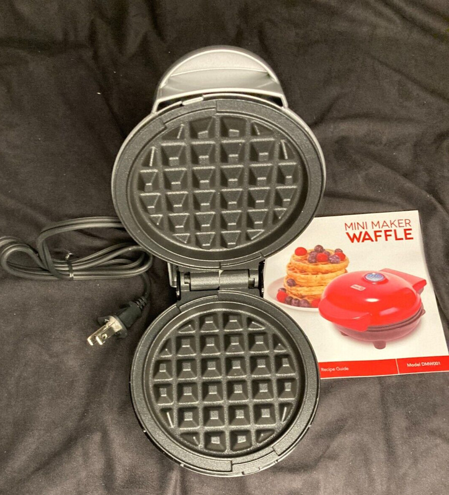 Waffle Maker DASH Mini Maker for Individual Waffles - Open box never used