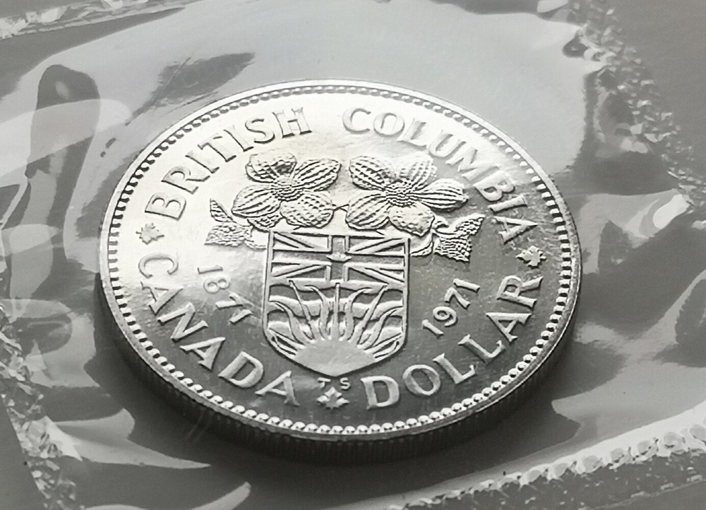 *** CANADA  1971  B.C.   NICKEL  DOLLAR  *** PROOF  LIKE  MINT  SEALED  ***