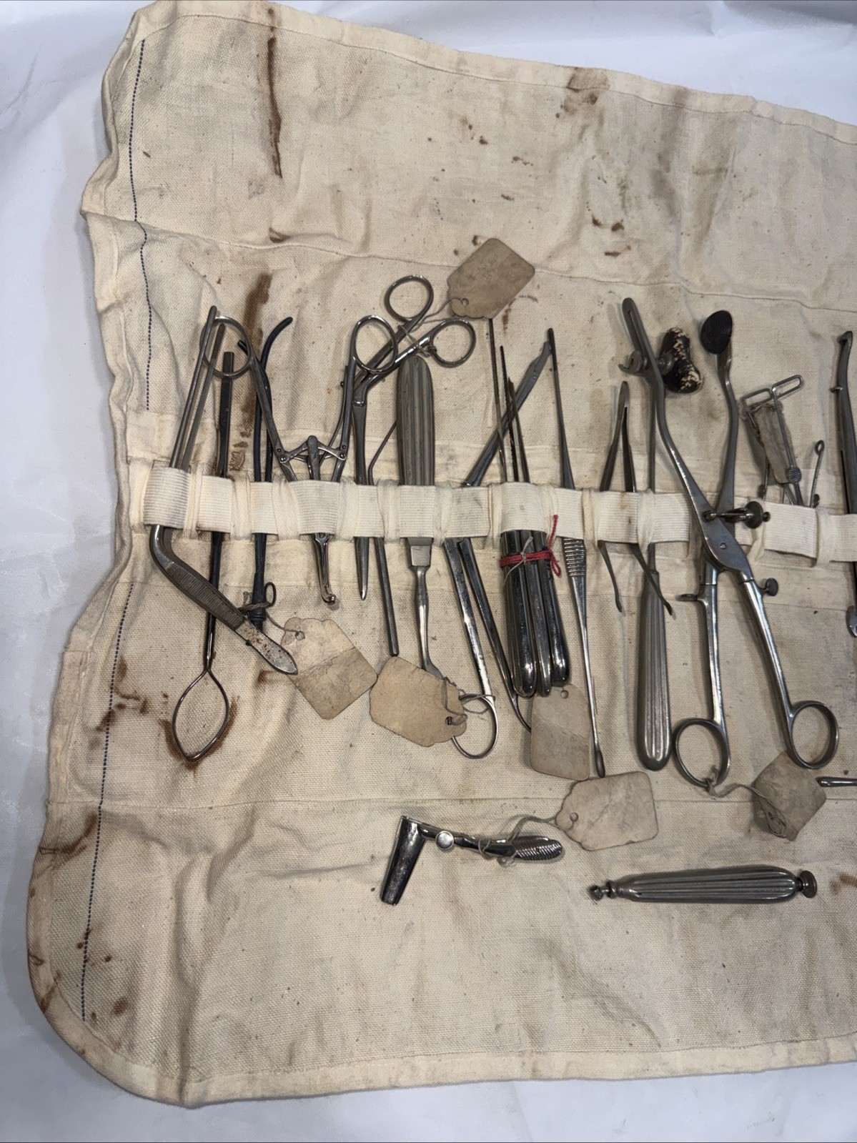 1890s LENZ & SONS Antique Surgical Instrument Ear Nose Throat Medical Tool Lot