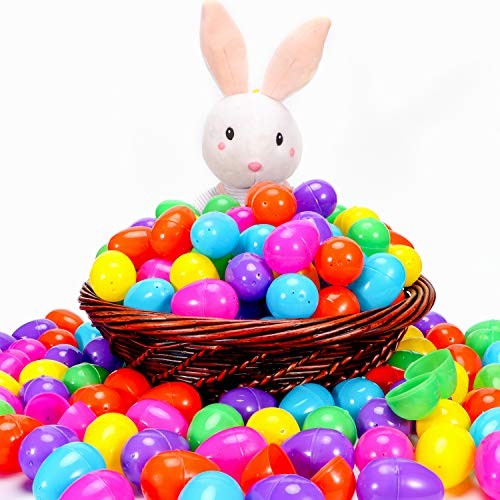 288 Easter Eggs -2.36" Bright Colors Plastic Easter Eggs Empty for 288 Pack
