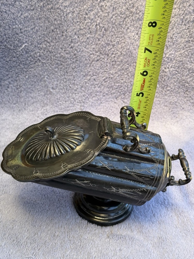 Vintage Silver Plated Sheffield sugar scuttle