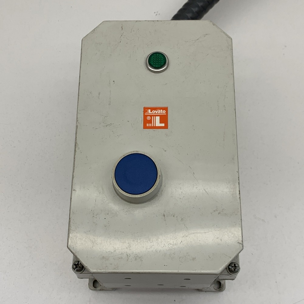 Lovato B16 40A Contactor with RC22.23 Overload Relay and Control Button Box
