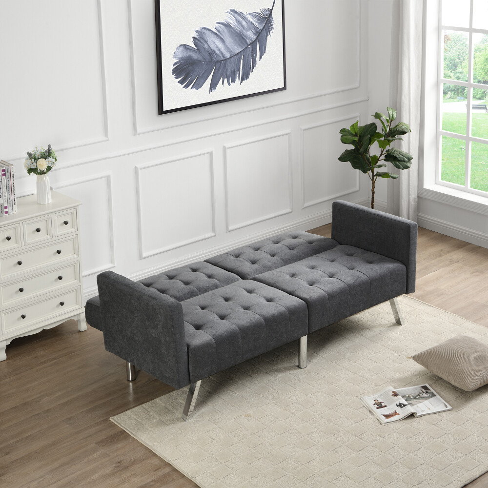 Convertible Folding Sofa Bed Lounge Couch Loveseat Sleeper Sofa with Armrests