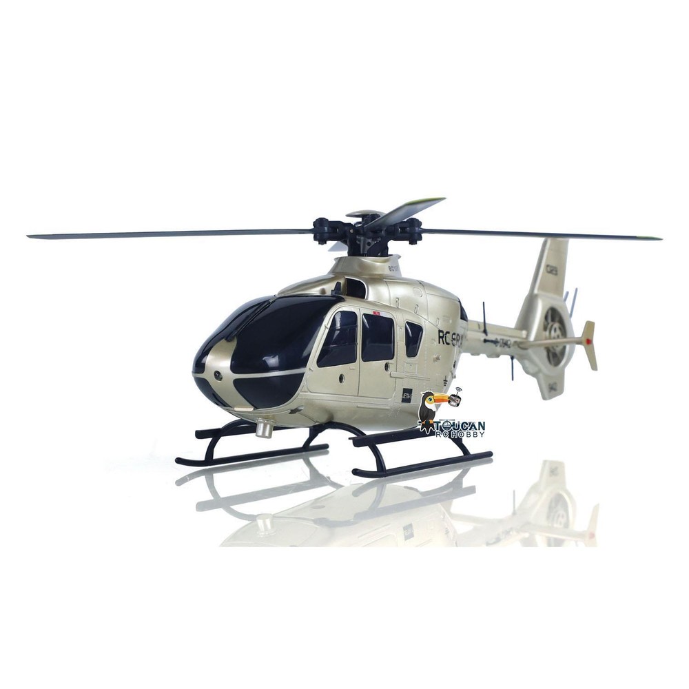 6CH RC Simulation Helicopter Model EC135 1/36 Stunt Airplane Reverse Flight