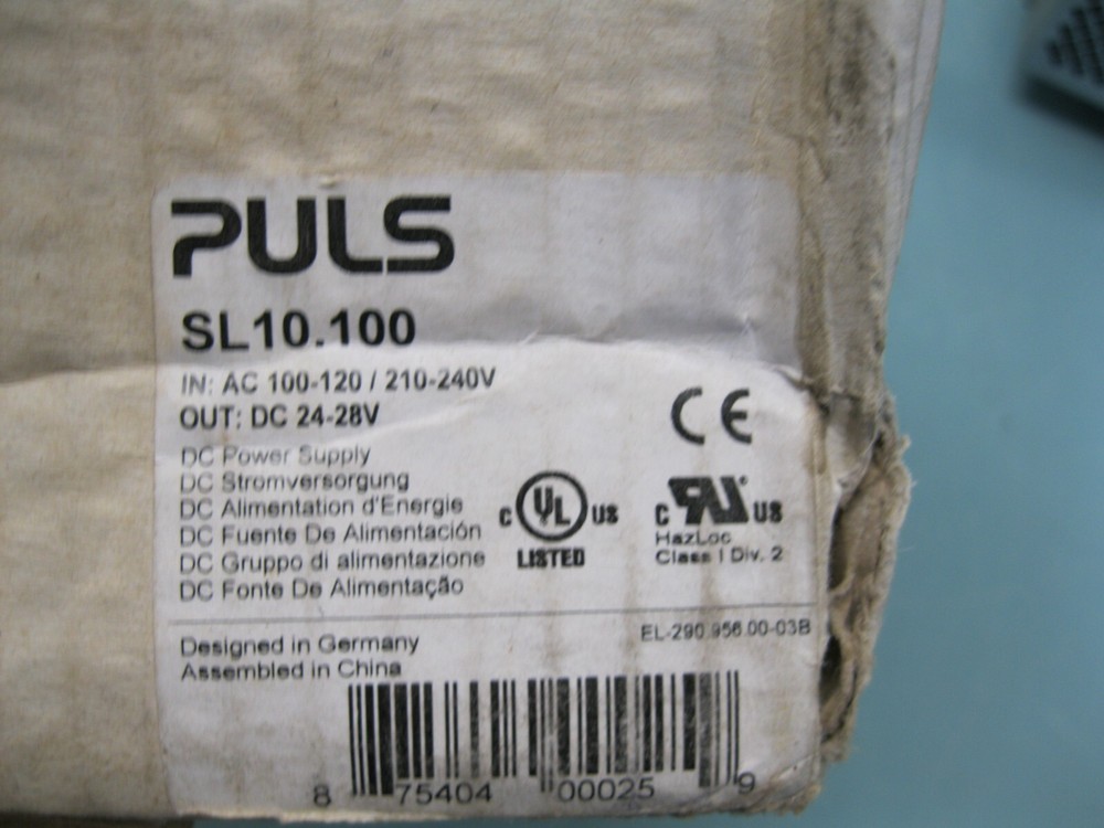 Puls SL10.100 Power Supply NEW B10