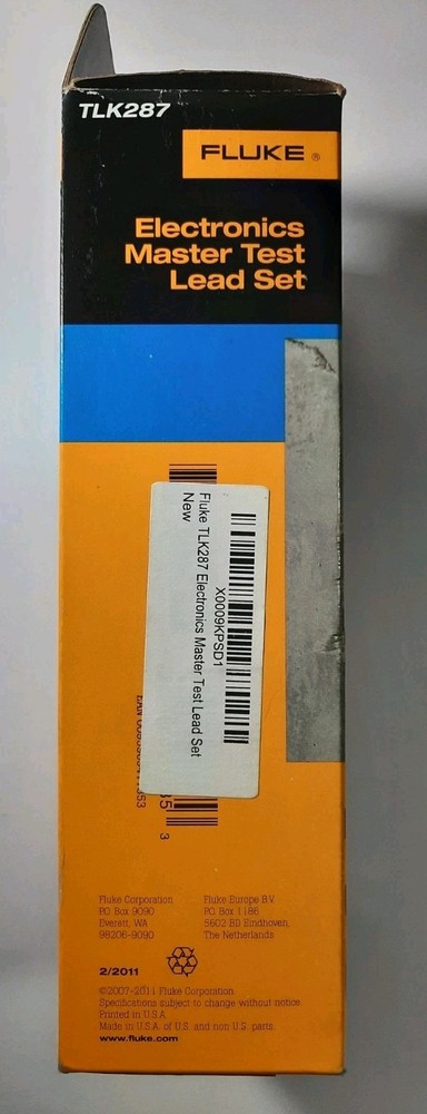 Fluke TLK287 Electronics Master Test Lead / Probe Set New Open Box
