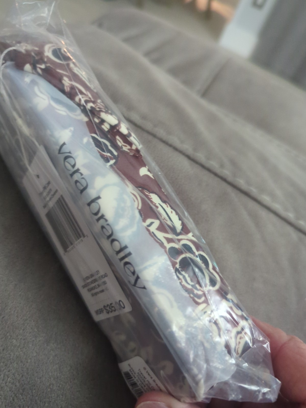 Vera Bradley BUBBLY FLOWERS CINNAMON 7 DAY NYLON Travel Pill case NWT