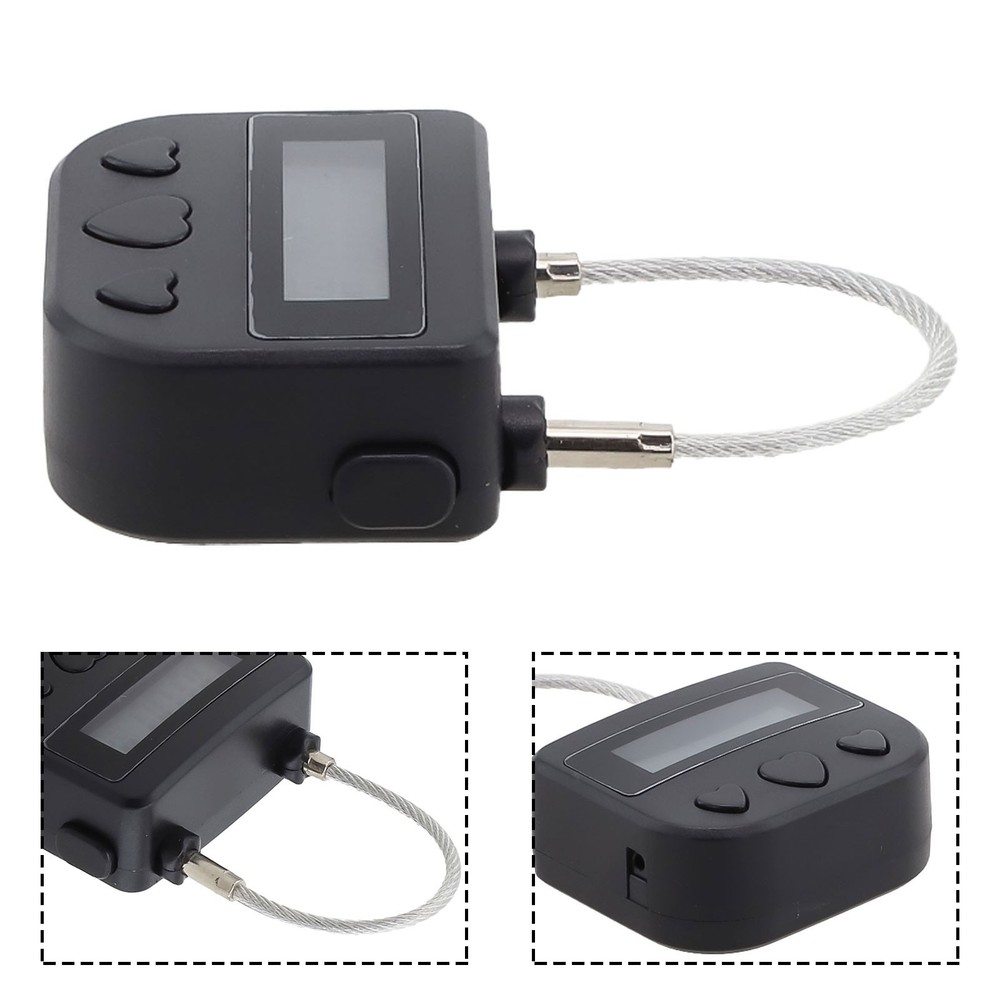 Multi Purpose Time Lock Waterproof USB Rechargeable Switch Padlock Parts