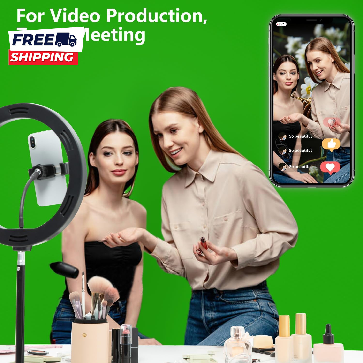 Green Screen Backdrop 5X7 Ft Photography Chroma Key Greenscreen Background Sheet