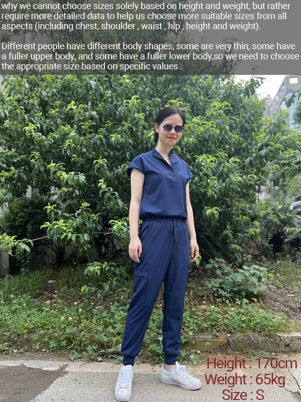 Women Scrub Sets Stretch Jogger Drawstring Pants Nurse Uniform Medical Workware