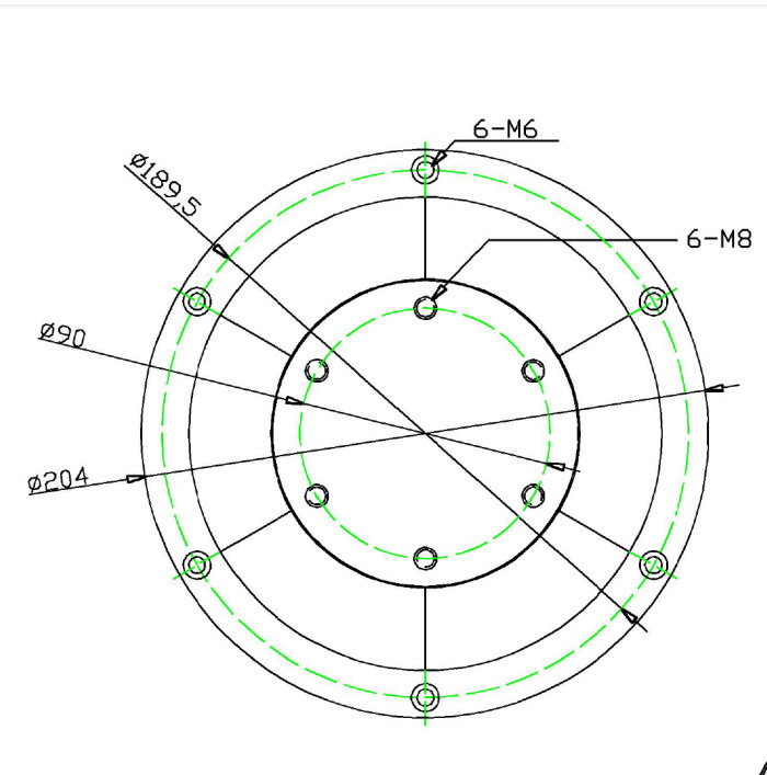 Use for Vertical Wind Turbine800W Permanent Maglev Generator Outer Rotor 3Phase