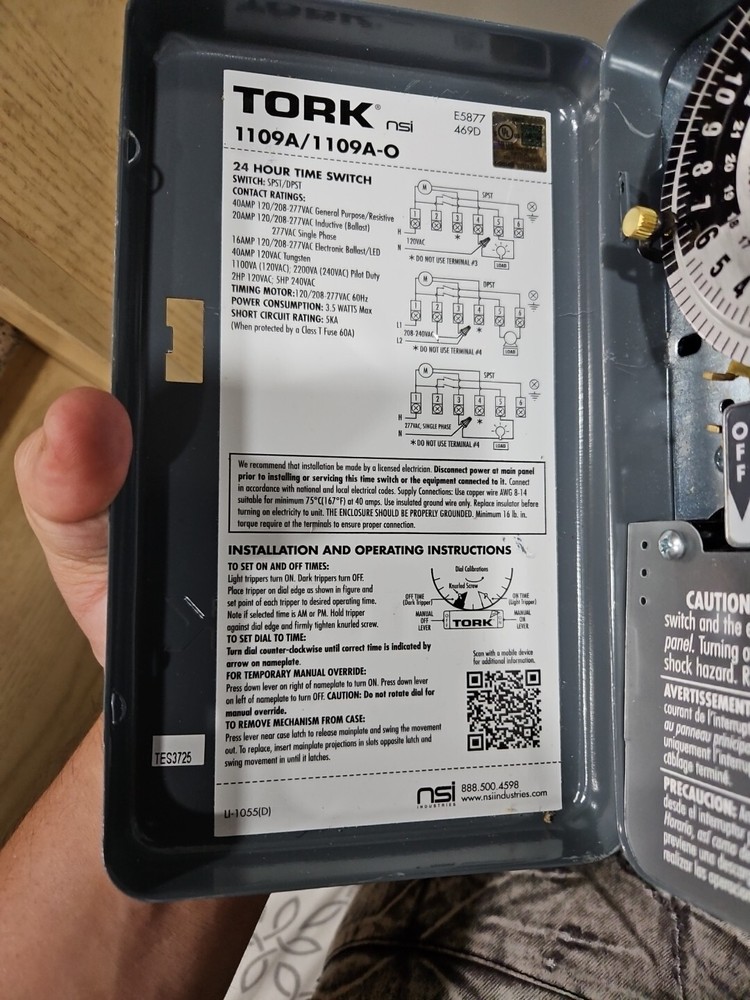 TORK NSI 1109A / 1109A-O