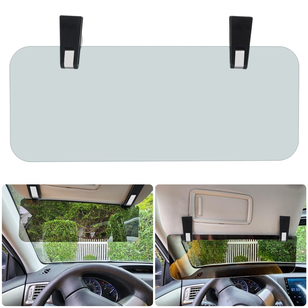 Sun Visor Extension for Cars Panel Anti-Glare Adjustable Universal Visor Shield