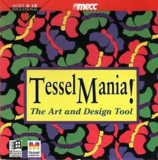 Tesselmania! PC MAC CD children's creativity for mathematics & art design tool!