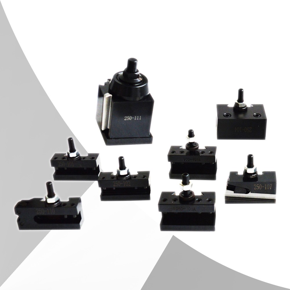 8pcs/set 250 Series Quick Change Tool Post Multi-function Machine Tool Fixture