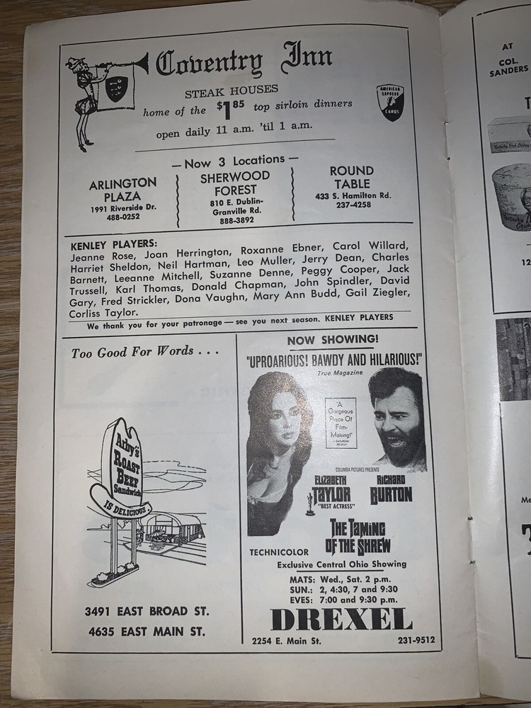 Kenly Players “Finion’s Rainbow” Barbara Eden Program