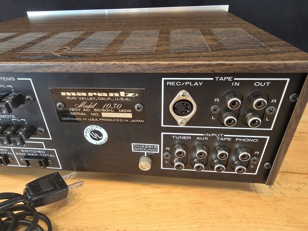 MARANTZ 1030 CONSOLE AMPLIFIER - Excellent Cond - Best Sounding Marantz Ever!