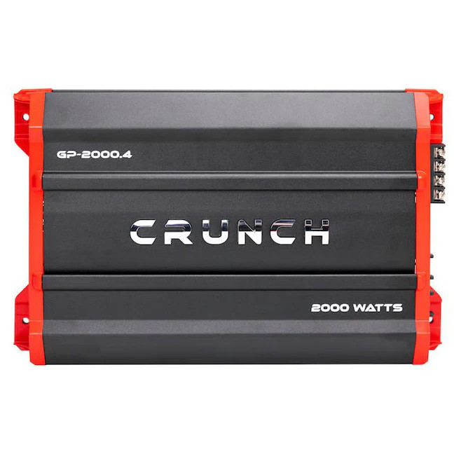 Crunch GP20004 4 Channel Amplifier, 2000 Watts - OPEN BOX