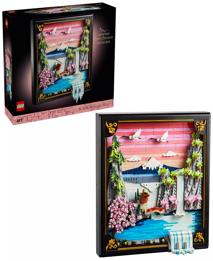 [ BIG SALE ] LEGO Art Japanese Cherry Blossom 31218