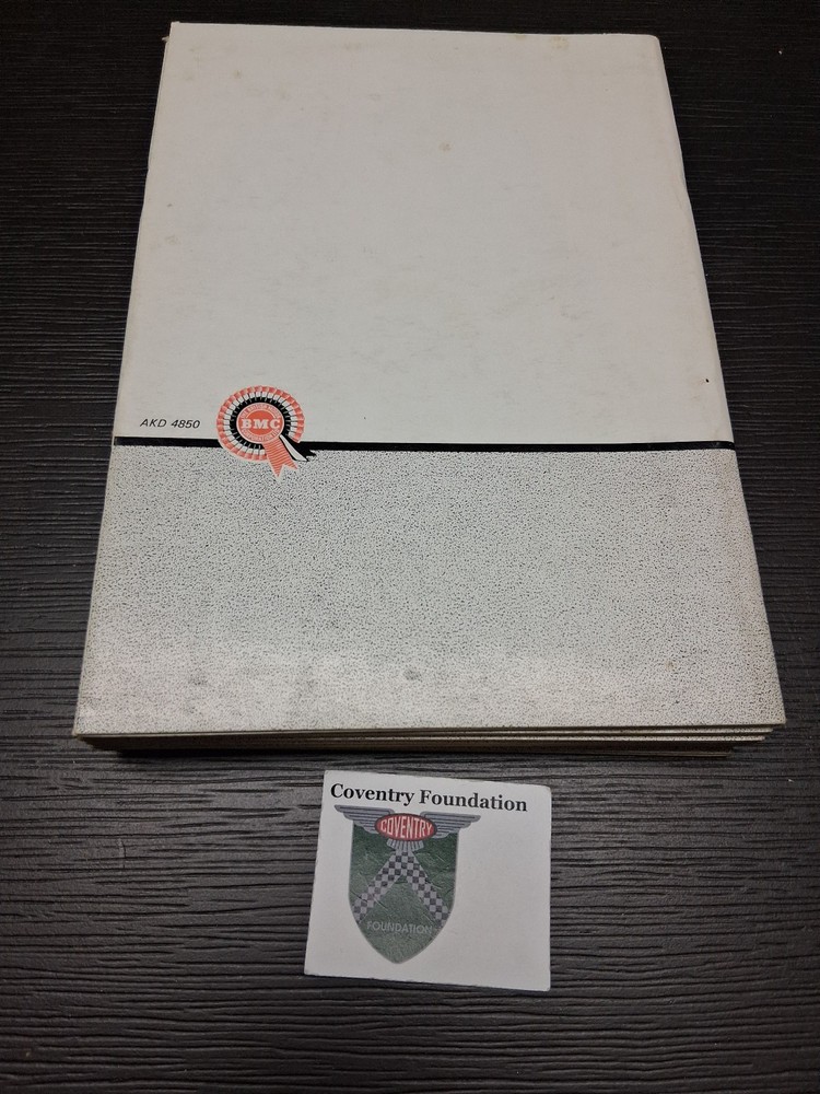 MG Midget Mark III Driver's Handbook AKD4850
