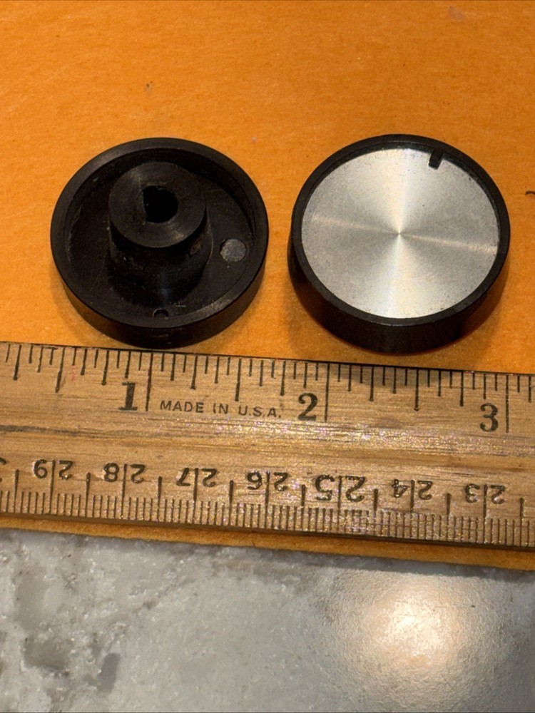 3 Vintage Radio Knobs