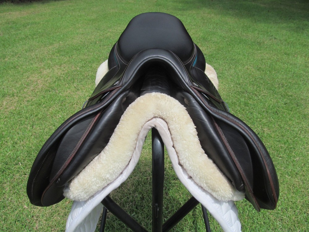 18" DEVOUCOUX BIARRITZ S BUFFALO close contact jumping saddle-2019 MODEL!