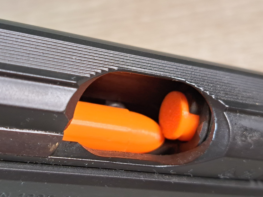 9mm Dummy Rounds, Snap Caps | Training | Dry Fire | 100% Solid Infill | 10 Pack