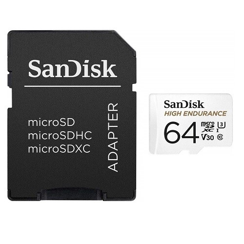 SanDisk High Endurance & Max Endurance Micro SD Memory Cards 64GB 128GB 256GB