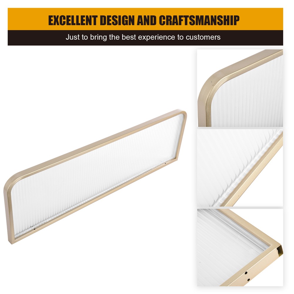 Screen Divider Translucent Table Partition Divider 40X12In Commercial
