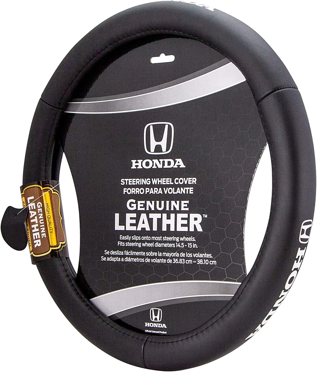 ⭐️⭐️⭐️⭐️⭐️ HONDA Genuine Leather Car SUV Truck SUV Van Steering Wheel Cover