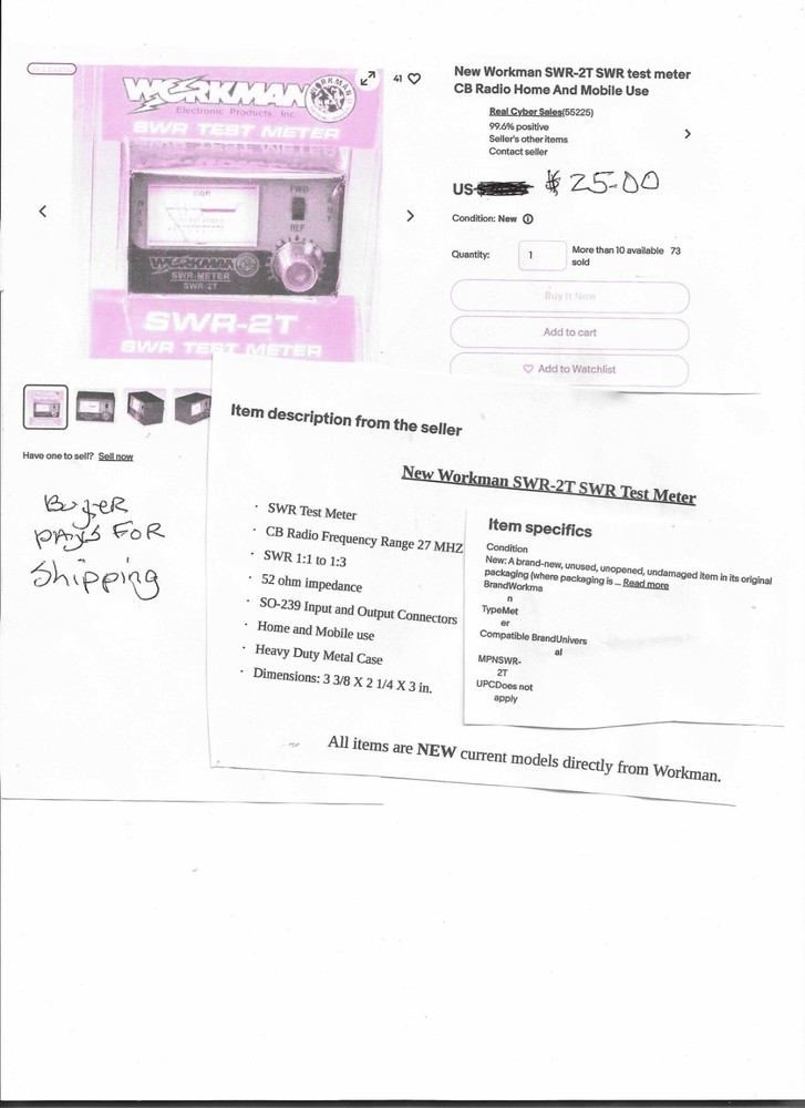 Workman SWT-2T Test Meter