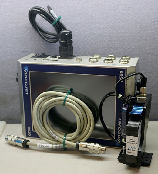 Videojet 8520 Wolke WLK680245 Controller & WLK680235 Printhead Barcode Printer