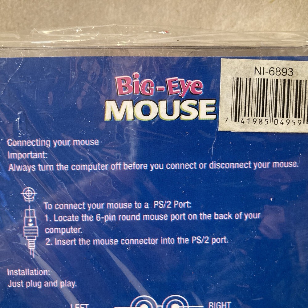 Fish Big-Eye Computer Mouse for Windows 2000/98/95 Waterball Eye Click Button