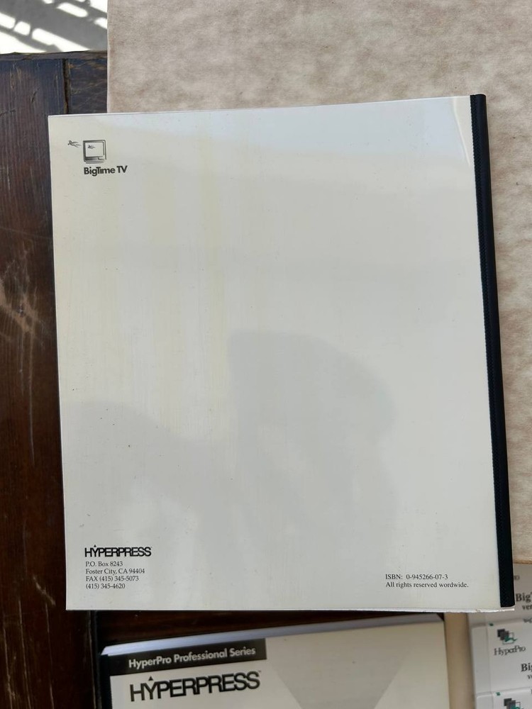 Vintage HyperPro BigTime TV. Multimedia Video Authoring System