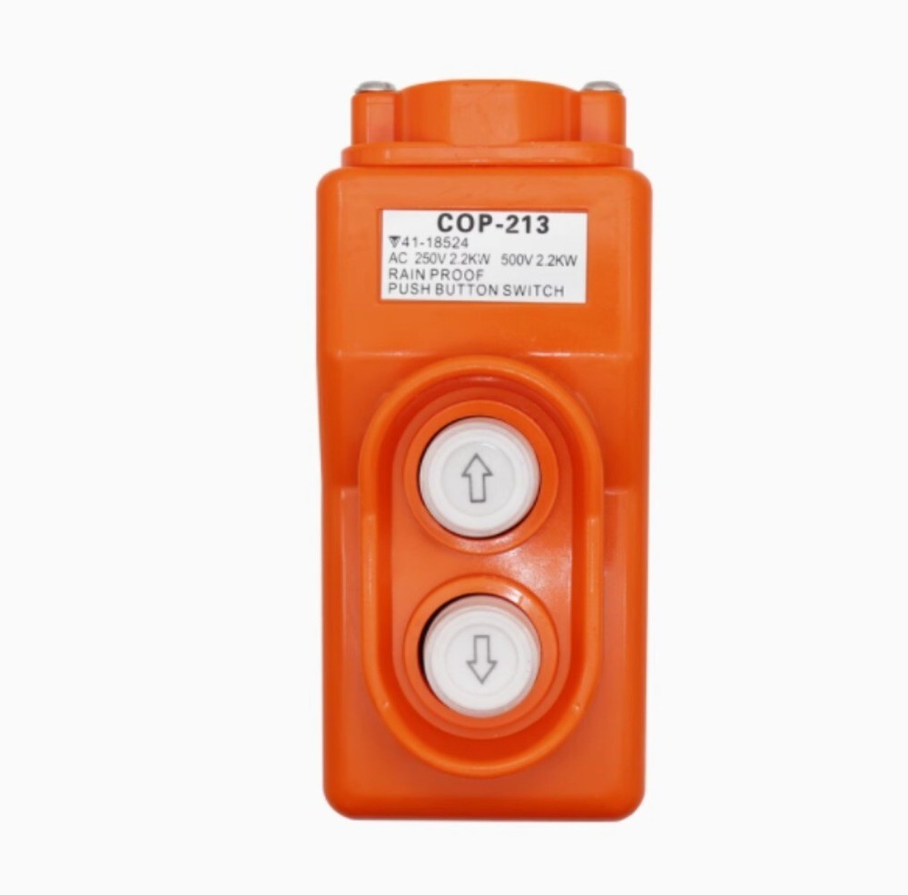 Directly Control Hoist Crane Pendant Push Button Switch 2 Button UP-Down COP213
