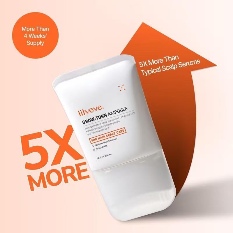 Lilyeve Growturn Hair Growth Serum with Built in Brush for Hair Growth & Thicken