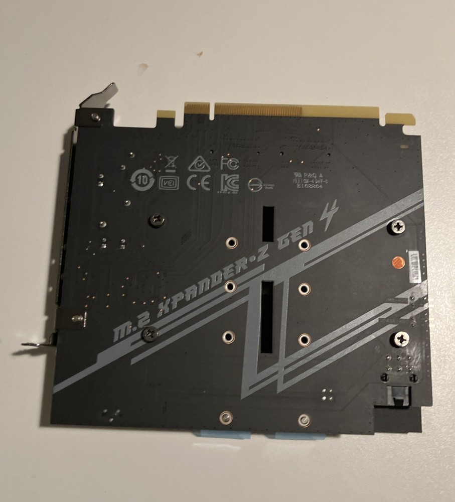 FOR MSI Superstar Annex m 2 Xpander-Z GEN 4 Split Nvme SSD Array Expansion