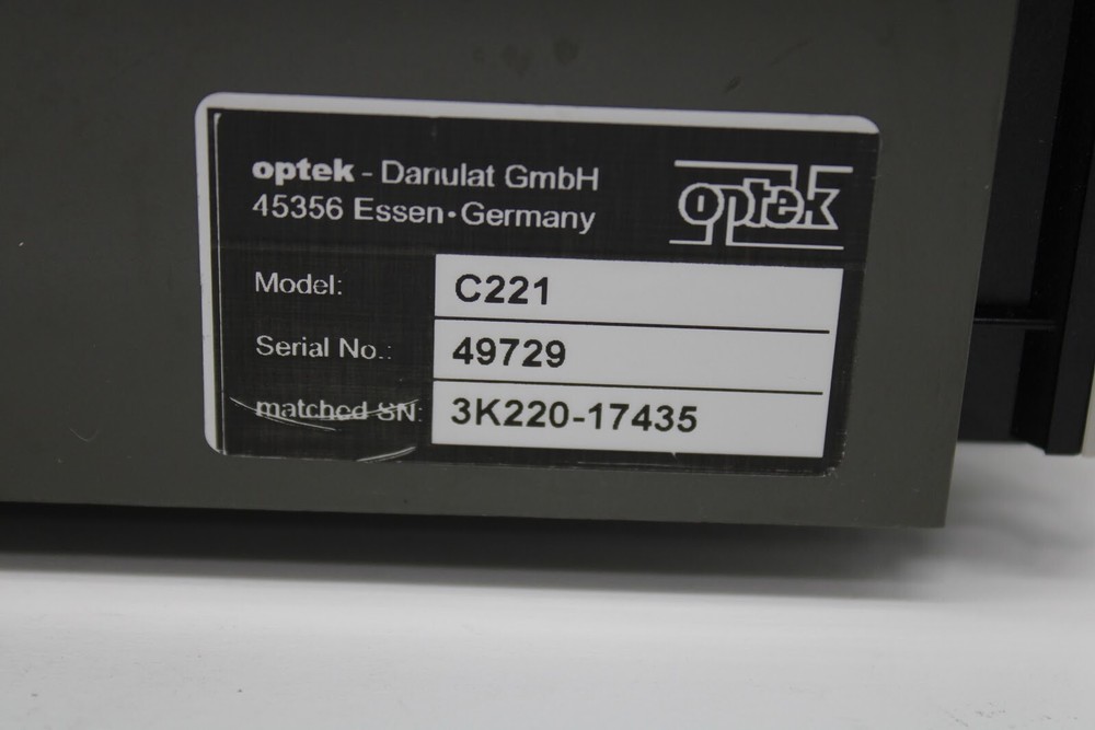Optek C221 Control 200 Conductivity Controller